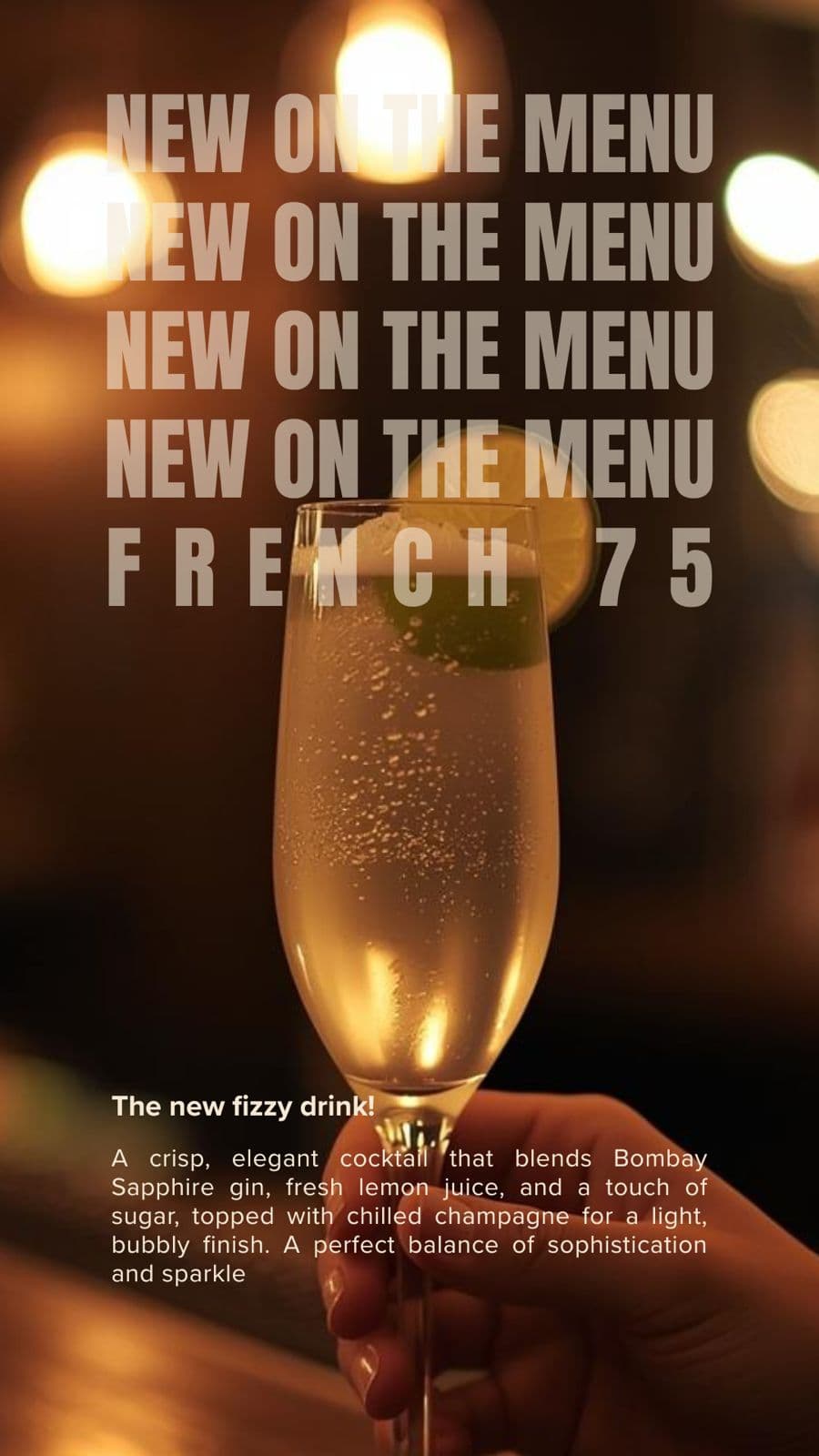 Weekend special drinks at Mizo Luxe
